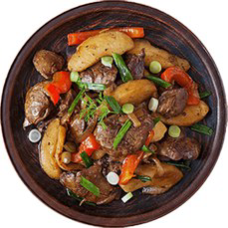 Мясо с овощами