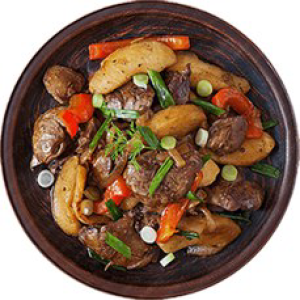 Мясо с овощами