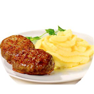Котлет с гарниром