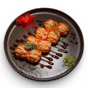 Калифорния хот (запеченные роллы)