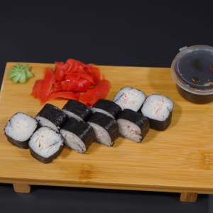 Мини роллы с крабом палочка