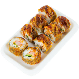 Жаренный темпура угорь