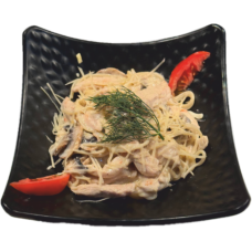 Паста спагетти с курицей