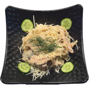 Паста фетучино с курицей