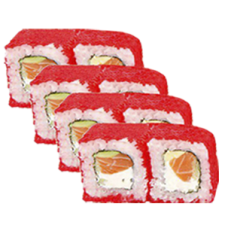 Калифорния с Лососем (Холодные Роллы)