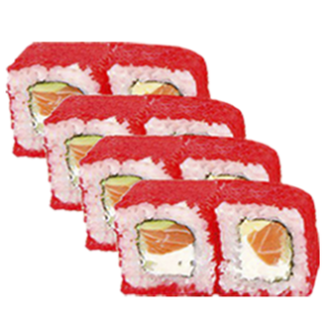 Калифорния с Лососем (Холодные Роллы)